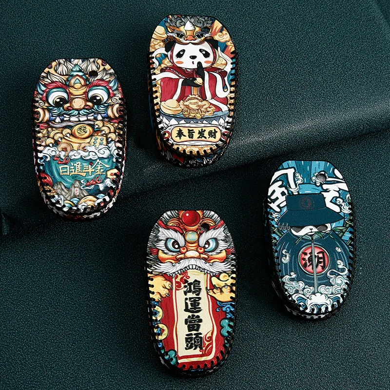 

For Peugeot 208 GT Partner 301 308 308S 408 508 SW 3008 4007 4008 5008 2008 RCZ Leather Car Key Case Remote Cover Accessories