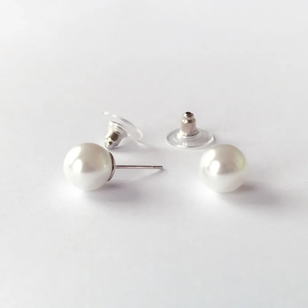 Серьги-подвески женские из 2 шт./пакет натуральных ракушек 8 мм | Украшения и