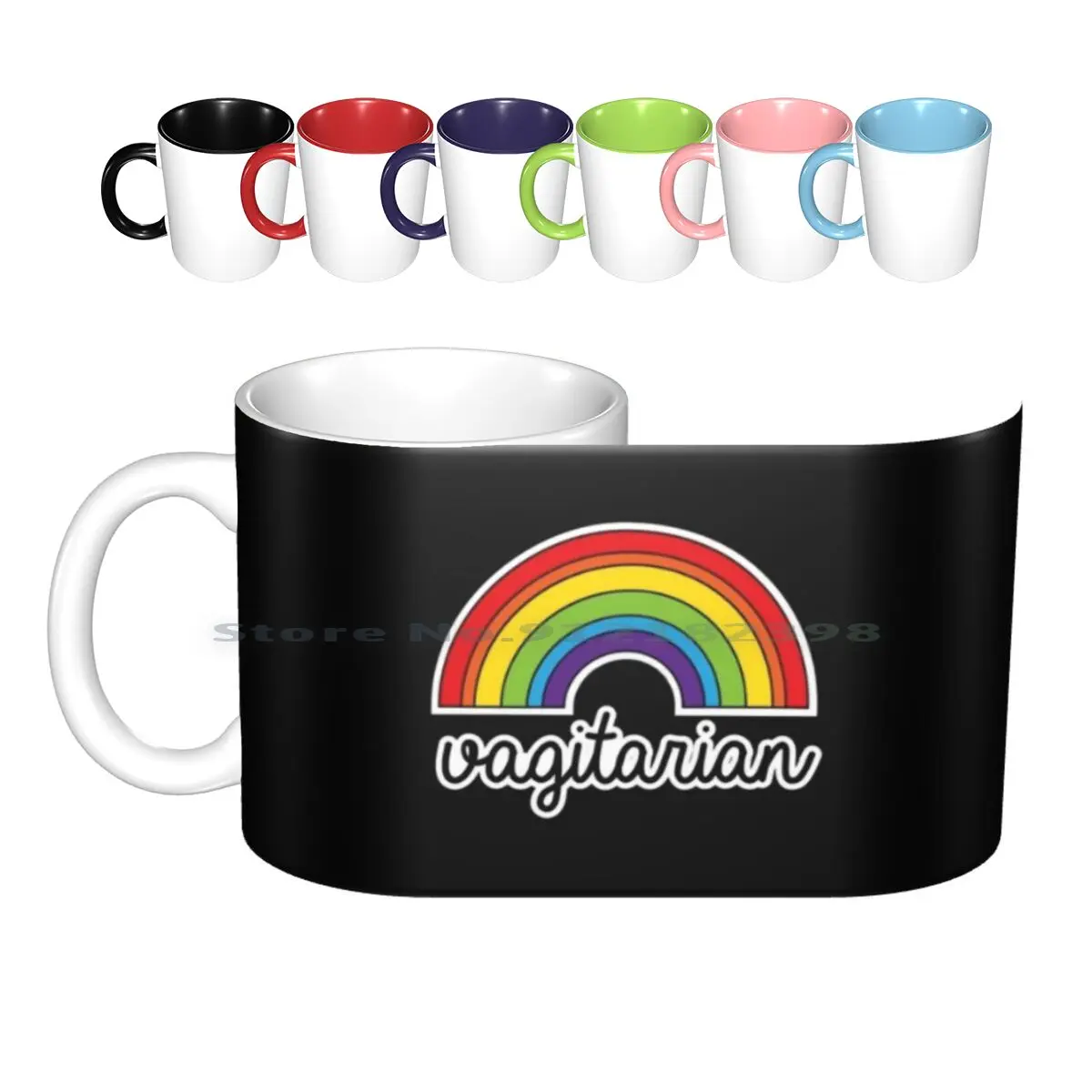 Кружка Керамическая для ЛГБТ-парадов радуга фестиваль Прайд | Дом и сад