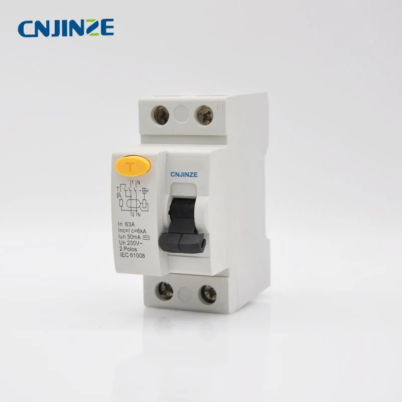 Автоматический выключатель A Type 63A RCBO LE 1P + N 230 В ~ 50 Гц/60 Гц остаточного тока с