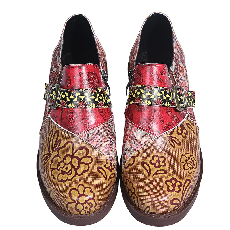 

Women's Shoes Retro Women's Shoes 2021 Summer New Pin Buckle Square Heel Shoes Outdoor Comfortable Casual Shoes Flat Lazy Shoes