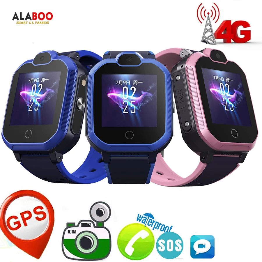 

Смарт-часы Детские Водонепроницаемые, IP67, 4G, GPS, Wi-Fi