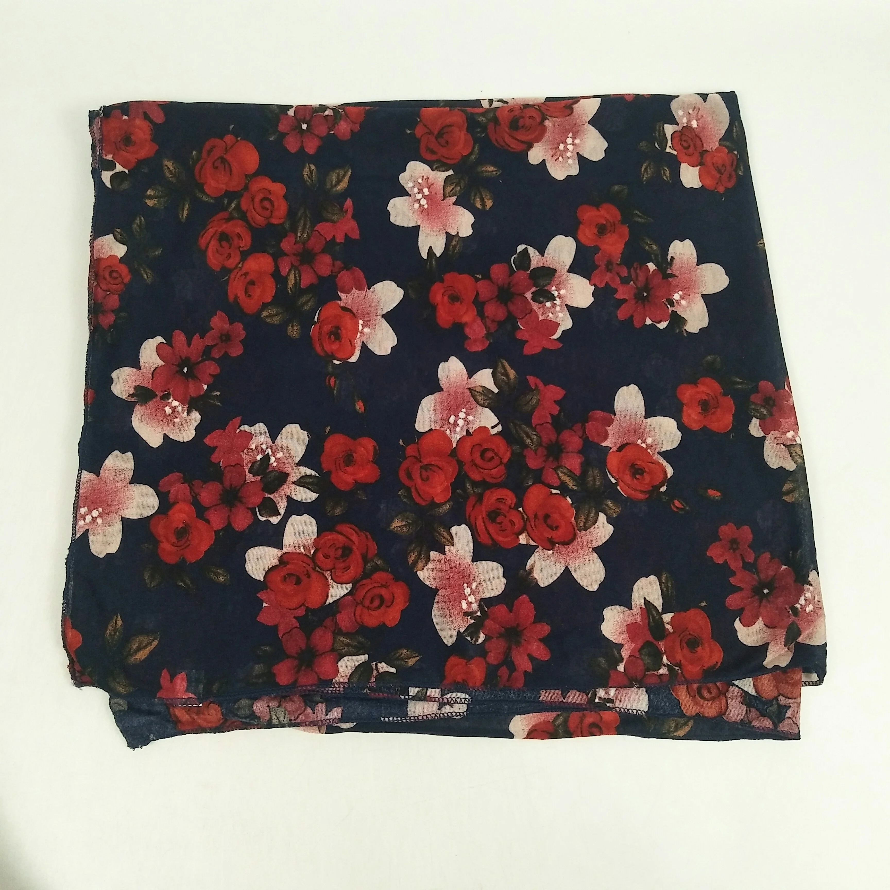 

J9 High quality flower printed jersey scarf cotton plain elasticity shawls maxi hijab long muslim head wrap long scarves/scarf