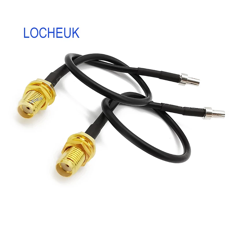 Штепсельная Вилка TS9 К гнездовой разъему SMA антенный разъем RG174 ОТРЕЗОК кабеля для