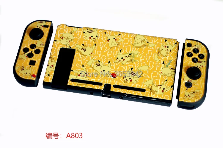 Жесткий защитный чехол-накладка для nintendo Switch NS и аксессуары Joy-Con - Цвет: A803