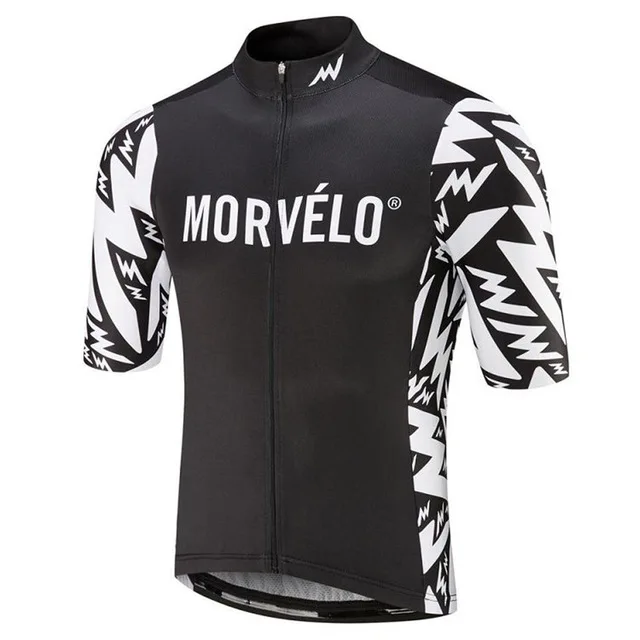 Мужская велосипедная одежда MORVELO Pro комплект из Джерси с коротким рукавом и шорт