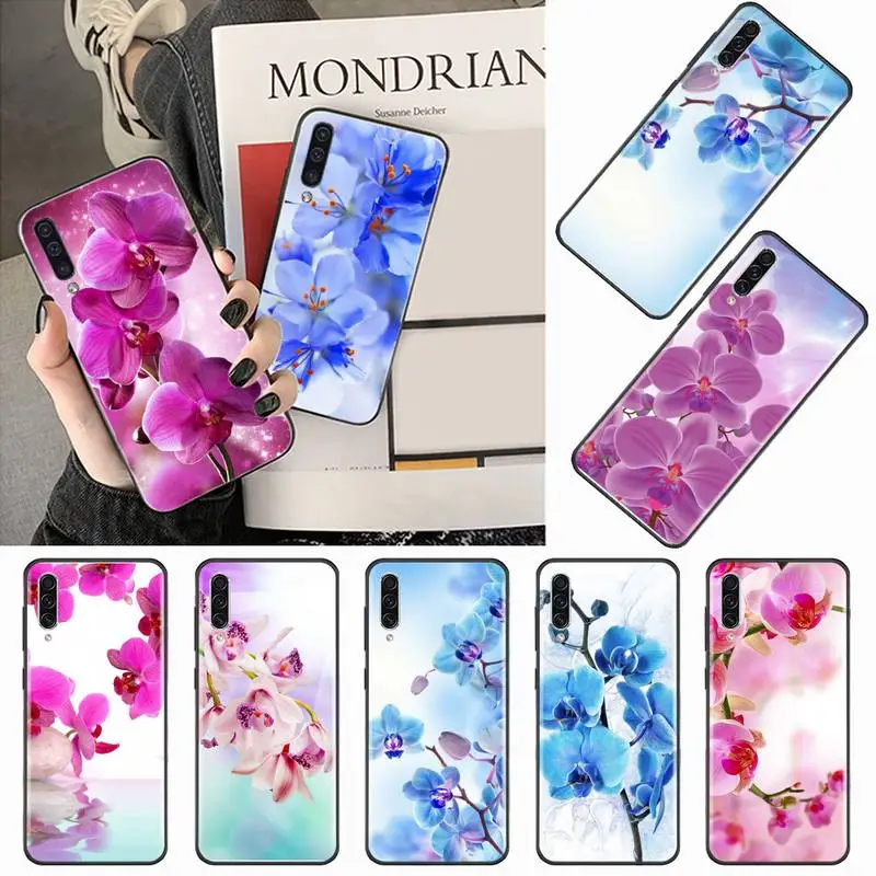 

Orchid Flowers Phone Case For Samsung galaxy A S note 10 12 20 32 40 50 51 52 70 71 72 21 fe s ultra plus