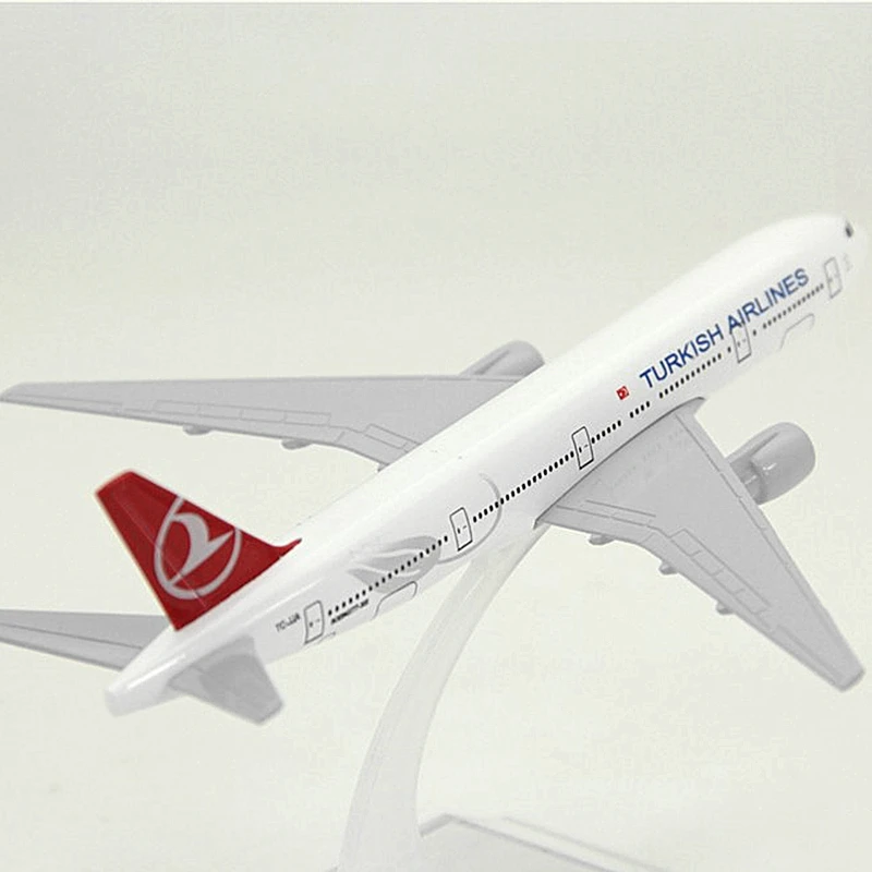 20 см Турецкие авиалинии Boeing 777 авиация металлическая модель 16 см модель самолета игрушки с колесом коллекционный подарок