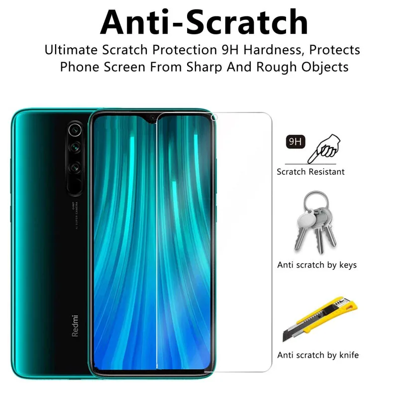Защитное стекло для Xiaomi Mi 11 10t Redmi Note Pro 9s 9t 9 8 7 8t 9c Nfc 9a 8a защитная пленка экрана 3 шт. -