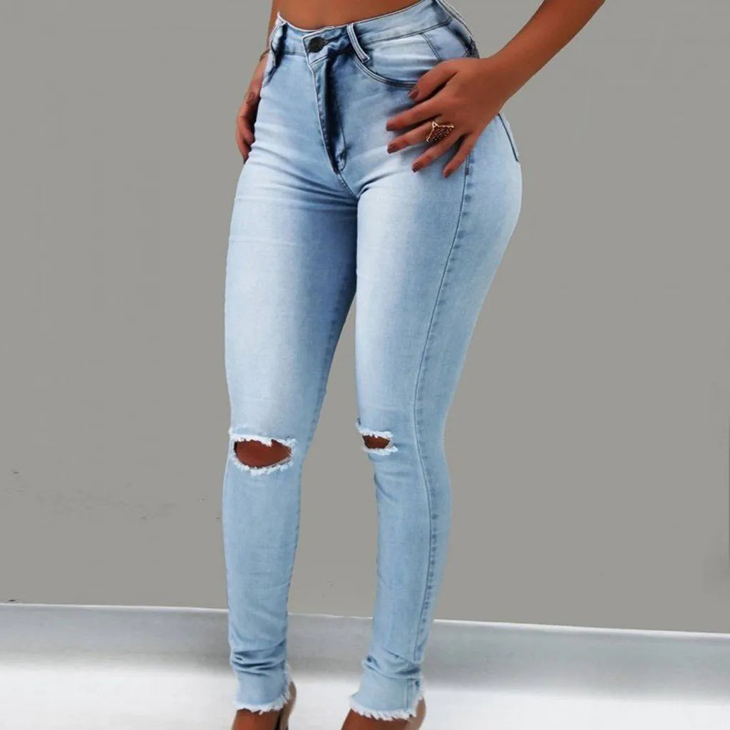 Новые весенне осенние женские синие пикантные повседневные ультраэластичные