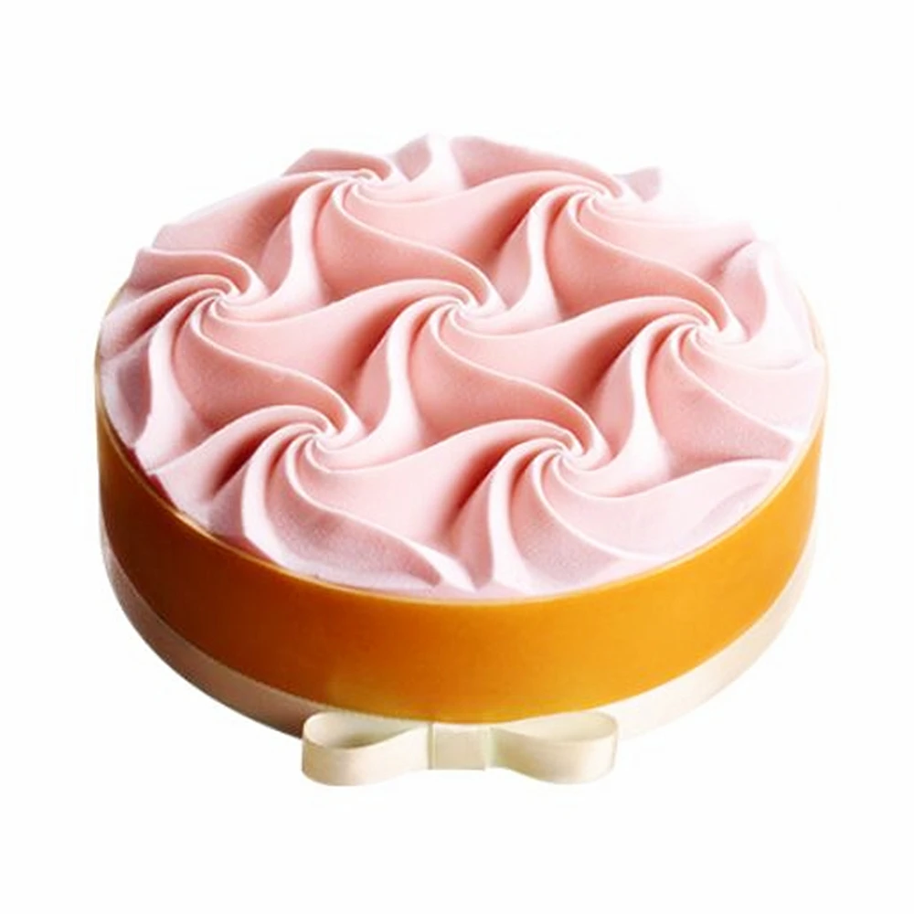 Новинка потрясающие цветы форма для торта выпечки десерта мусса силиконовая 3D