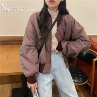 autumn women parkas 2020 new korean fashion easy to match hong kong style female jacket coat