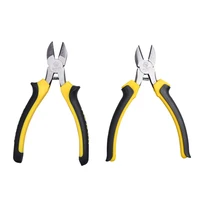 cutting pliers diagonal cutter round jaw micro beading pliers electrical wires cutters 6 cut side snips plier with hand cover