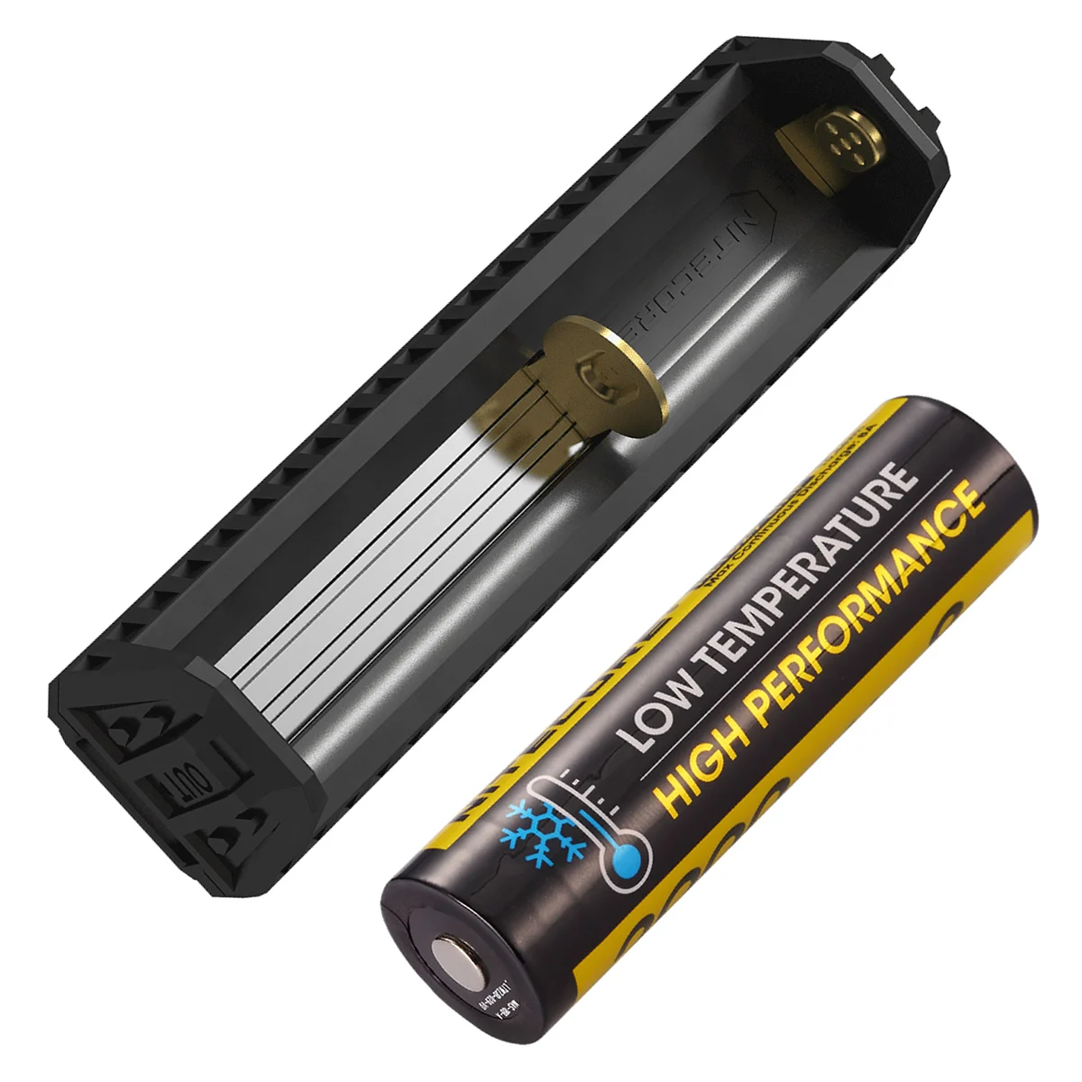 8A2900mah LowTem Bat NITECORE F1 гибкий внешний аккумулятор USB зарядное устройство Внешний дорожный адаптер питания умный литий-ионный IMR зарядное устройство - Цвет: 8A2900mah LowTem Bat