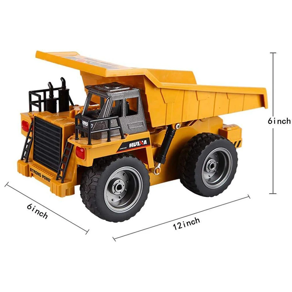 Huina 1540 1/18 RC самосвал 2 4G 6CH экскаватор на дистанционном управлении Игрушки Сплав