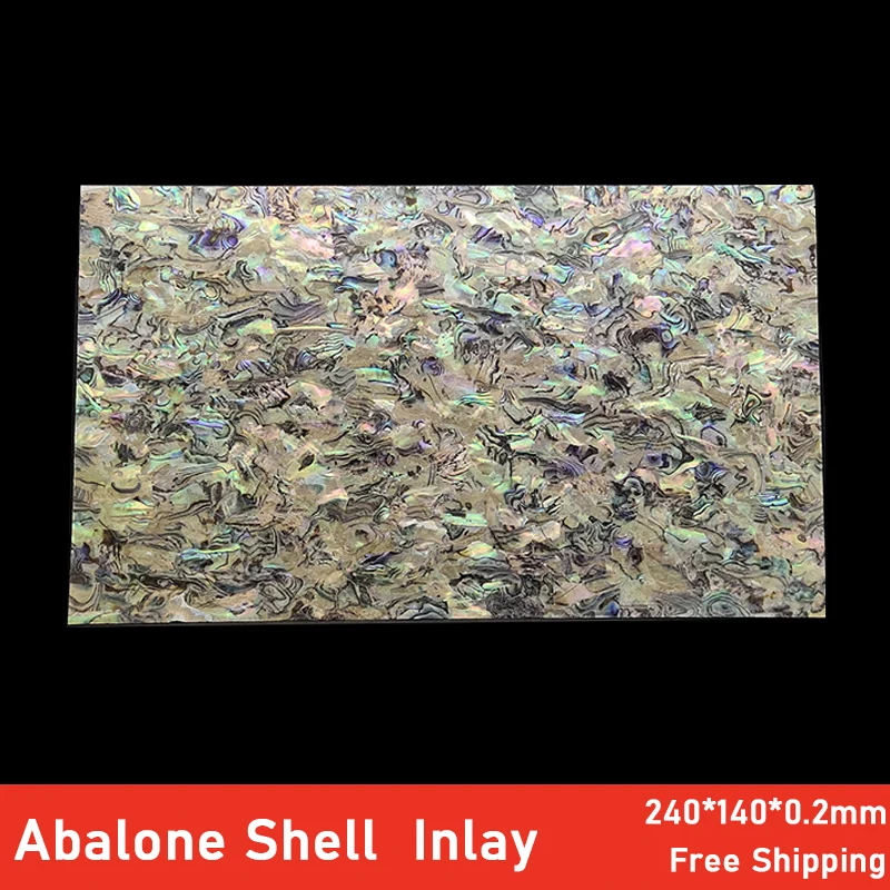 

Natural AA Grade New Zealand Abalone Abalone Shell Decorative Soft Paper Guitar Surface Decoration Guitar Parts