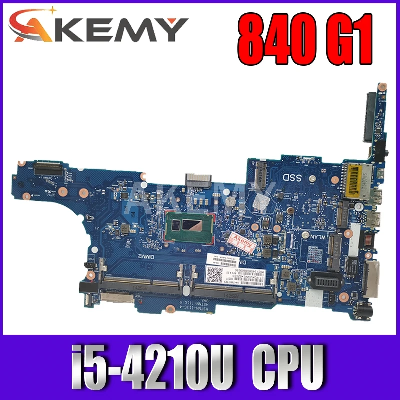 730803 501 001 601 материнская плата для HP EliteBook 840 G1 ноутбука i5 4210U 6050A2560201 MB A03|Материнские