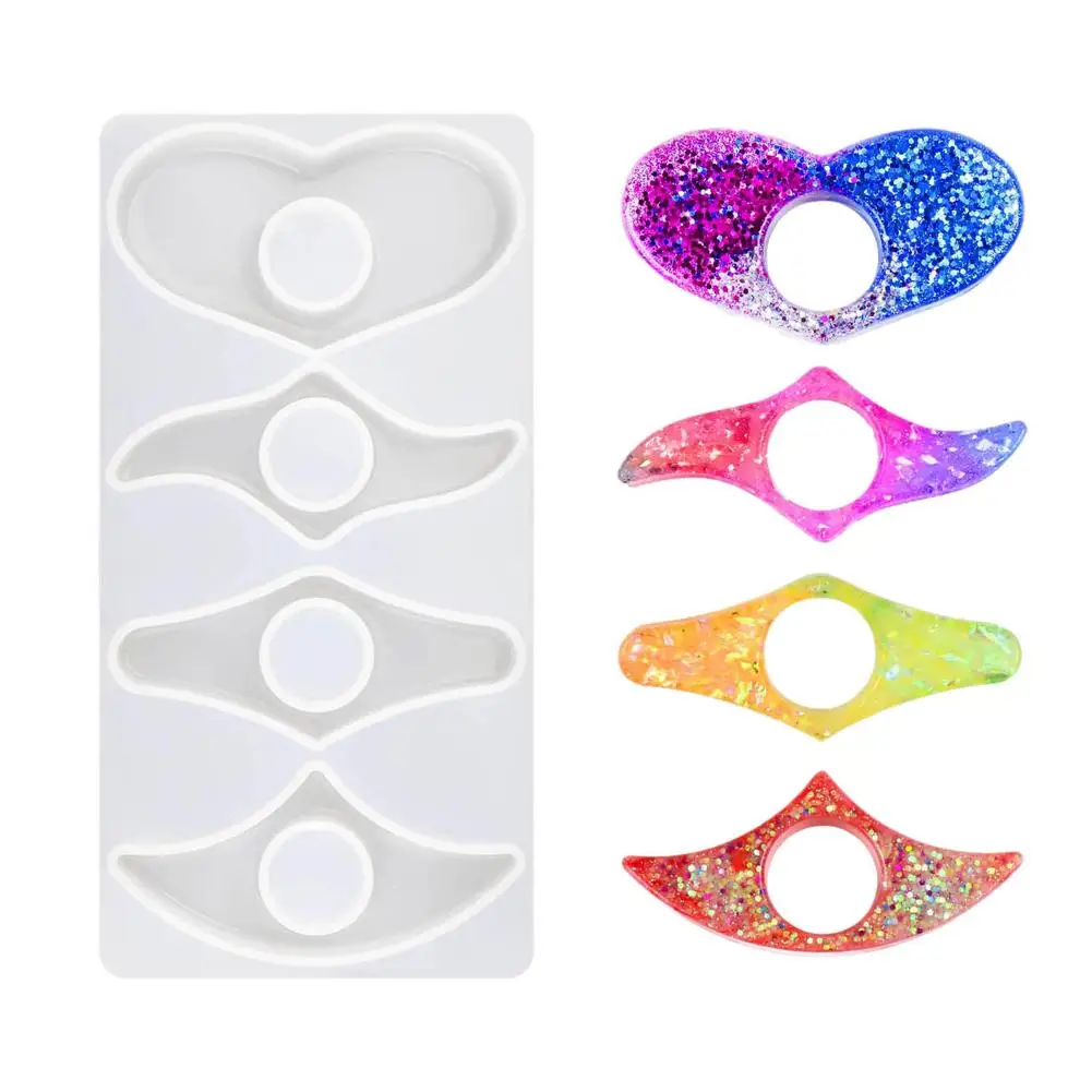 

Thumb Book mark Crystal Epoxy Resin Mold Handmade Book Page Holder Silicone Mould DIY Crafts Reading Accessories Tool #W0