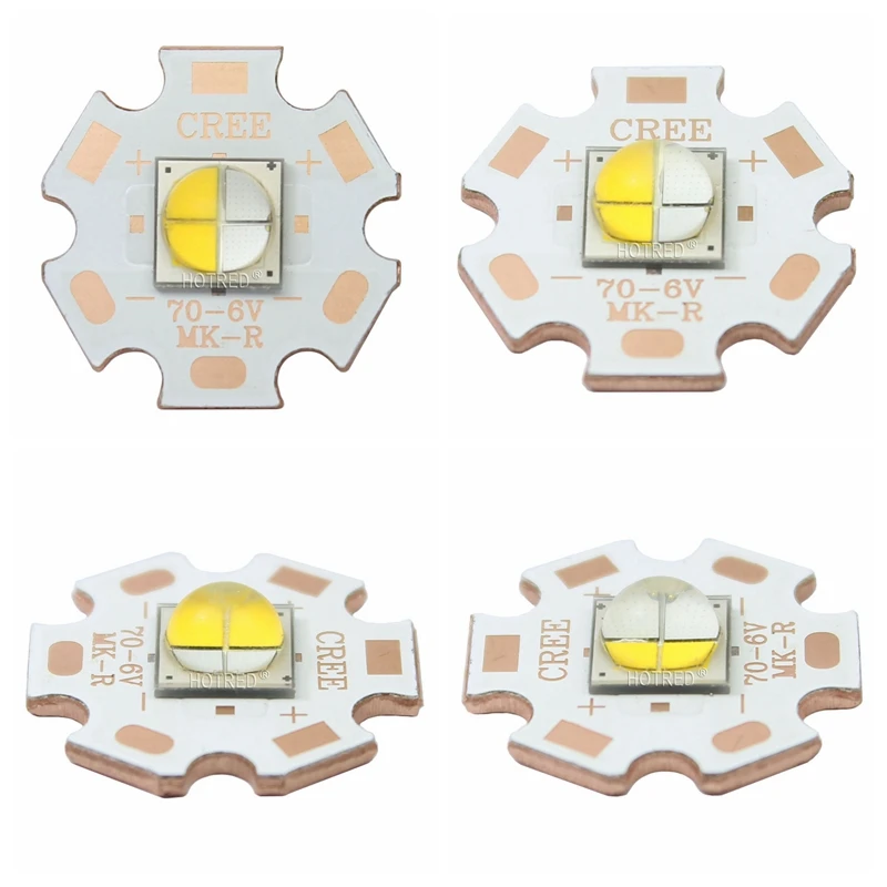 Сменный светодиодный диодный излучатель XHP70.2 XHP50.2 20 Вт 7070 дюйма 3V6V12V белый синий