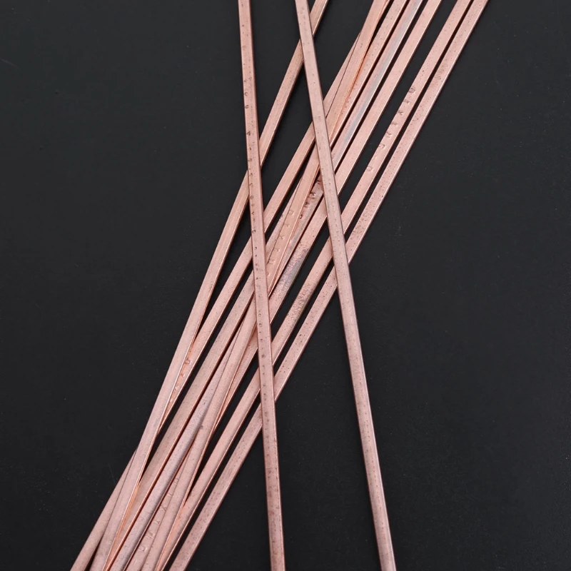 

10pcs Low Temperature Flat Soldering Rods For Welding Brazing Repair 3x1.3x400mm