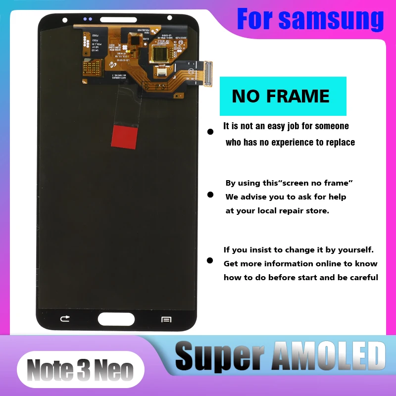ЖК-дисплей AMOLED для SAMSUNG Galaxy NOTE3/Note 3/Neo Mini Lite/N7505/N9005 5 дюйма | Мобильные телефоны и