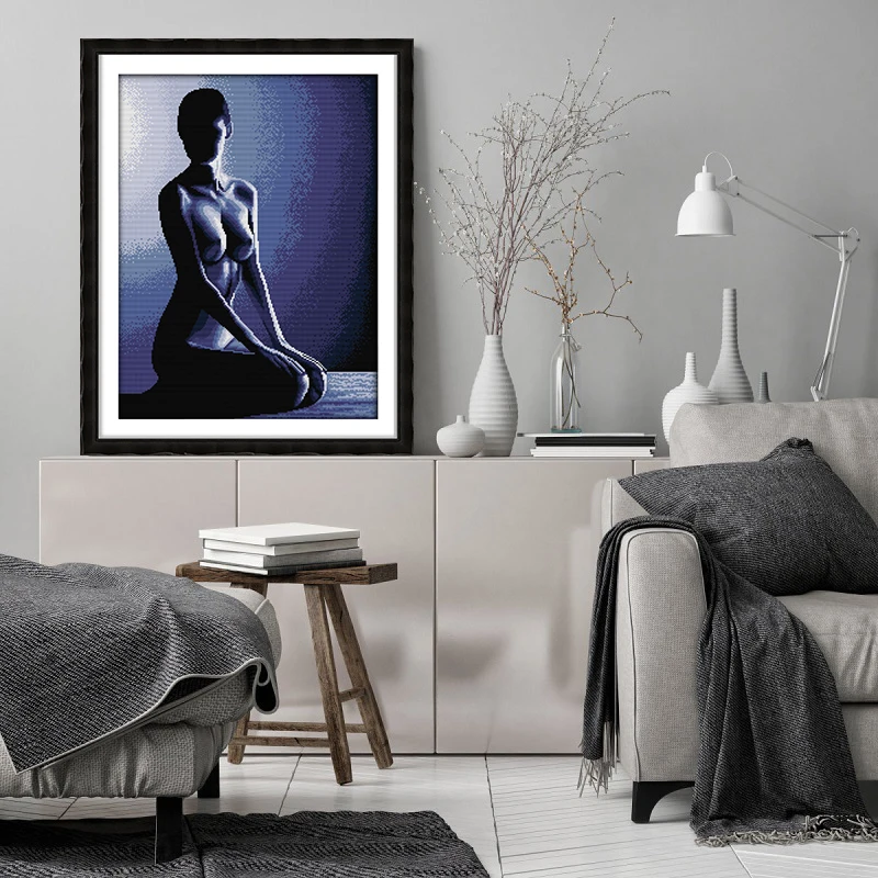 Боди арт красота домашний декор в Европейском стиле Китайская печать вышивка