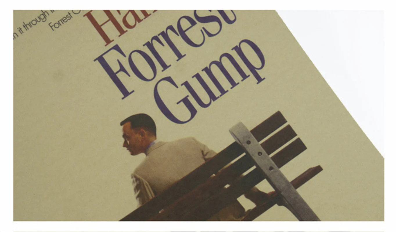 Forrest Gump Hollywood Inspirational Movies Kraft Paper Posters Frameless Mural Decoration Vintage Film Poster Wall Sticker | Дом и сад