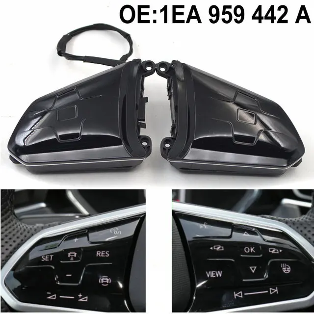 

Кнопка сенсорного рулевого колеса для VW Golf 8 Tiguan MK2 arteon, рулевое колесо 1EA 959 442 A или 1EA 959 442 B