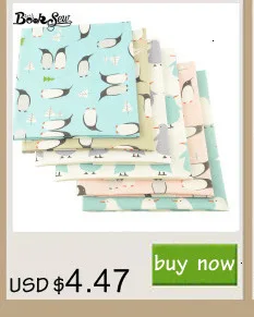 Booskew Home Telas, хлопок, ткань, 40 см x 50 см, 7 шт., набивные цветы, жировые кварталы, сделай сам, ручная работа, подушка для шитья, лоскутное шитье, кукольная кровать