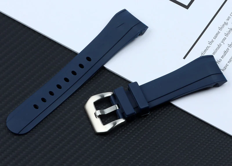 Ремешок для часов силиконовый водостойкий 24 мм | Наручные часы