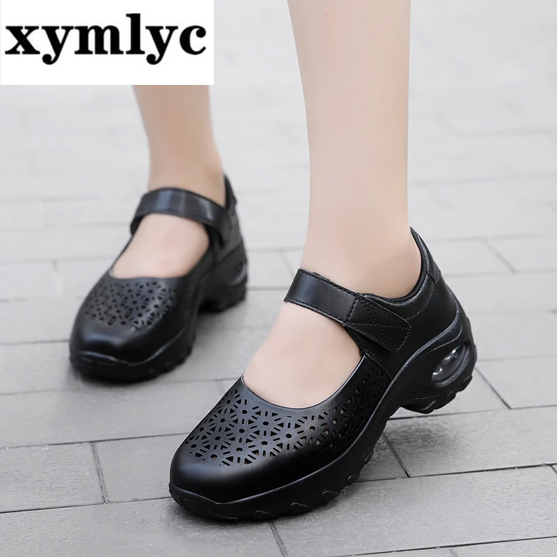 

Hot Selling Summer New Style Women's Outdoor Sneakers Comfortable Breathable Hollow Casual Shoes Sports Mesh Womans White Shoes