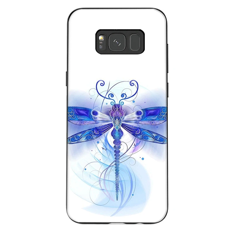 Mobile Phone Case TPU for Samsung Galaxy Note 10 8 9 S6 S7 Edge S8 S9 S10 S10E Plus Cover Dragonfly cool | Мобильные телефоны и