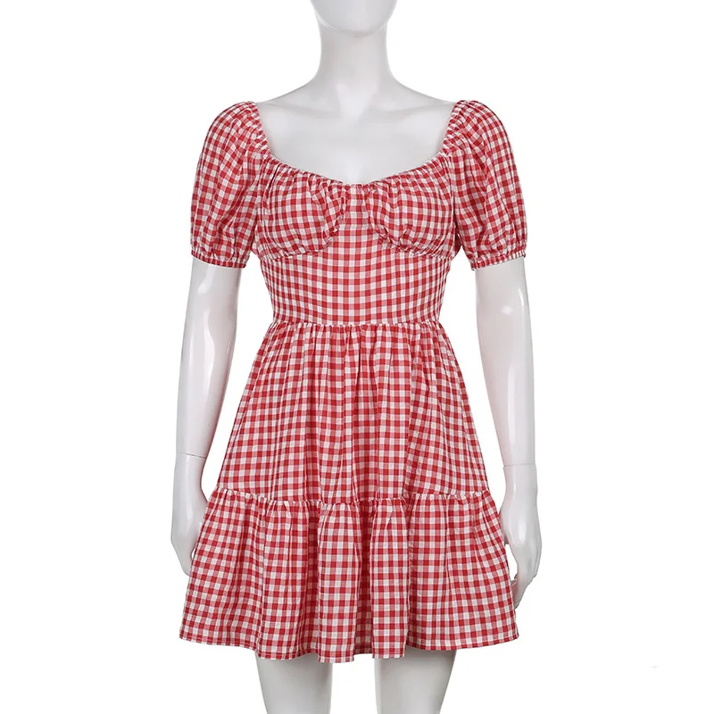 2021 Новое летнее платье для женщин с квадратным вырезом сексуальное боди со