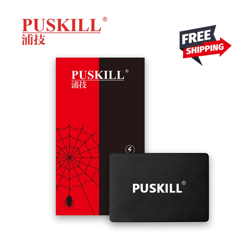 

PUSKILL Solid State Drive SATA3 Hard Disk 120GB 128GB 240GB 256GB 512GB 1TB SSD for Desktop Laptop