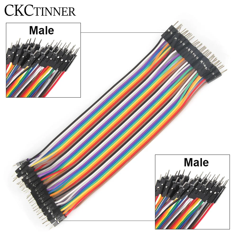 40-контактный кабель Dupont Line 10 см 20 30 штекер-гнездо перемычка Кабель для PCB DIY KIT |