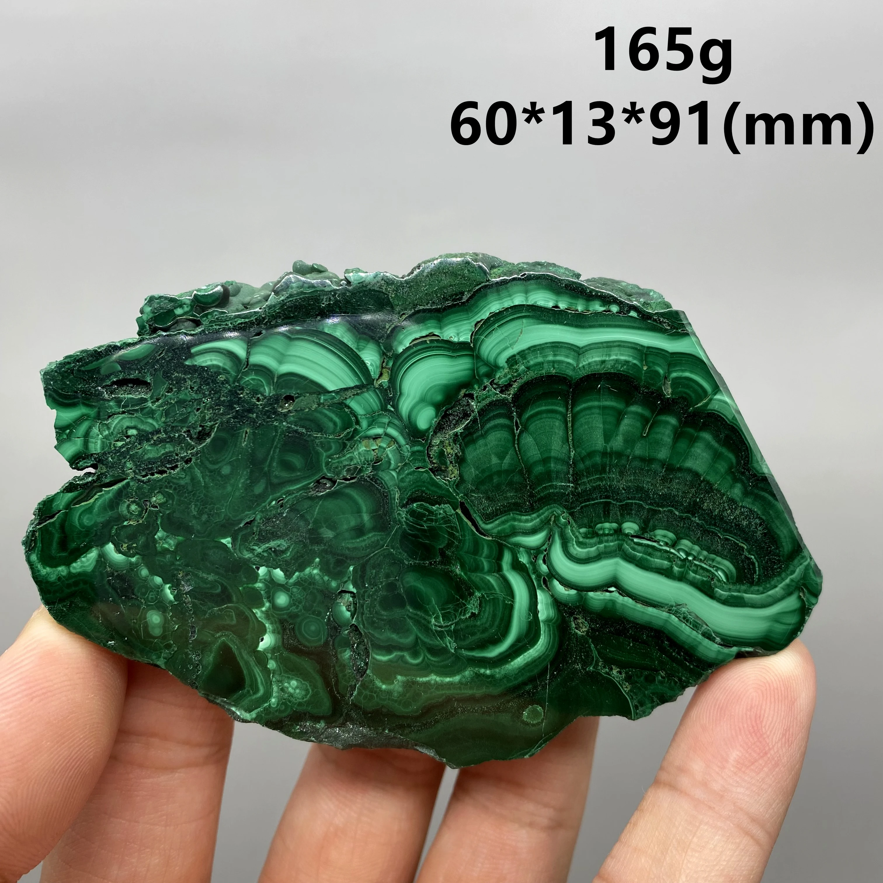 

BIG! 100% Natural green malachite polished mineral specimen slice rough stone quartz Stones and crystals Healing crystal