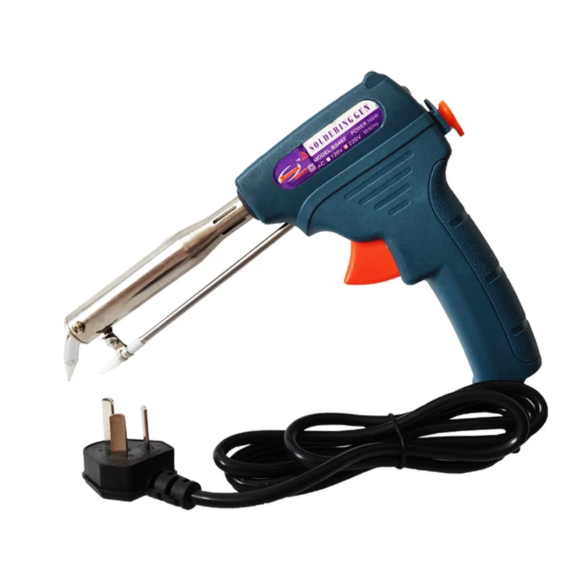 80 Вт 100 паяльник с оловянной проволокой стент заземляющий провод Электрический