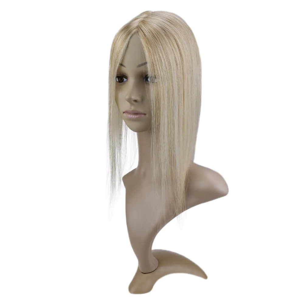 27p613 Полный блеск 20-40g фабричного производства Remy фигурки жениха и невесты;#4/27/4 12*6 см корона для Для женщин подойдет как для повседневной носки, так топперы с Clop накладки из искусственных волос для выпадения волос - Парик Цвет: 27p613