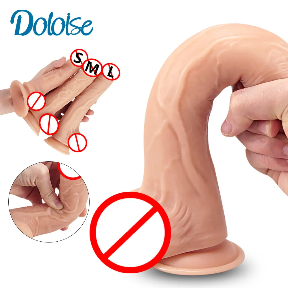 Фаллоимитатор для женщин искусственные игрушки большой пенис с присоской