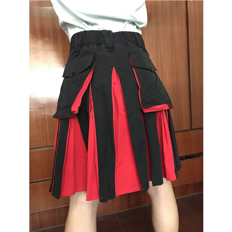 Юбка средневековая плиссированная средней длины для взрослых мужской