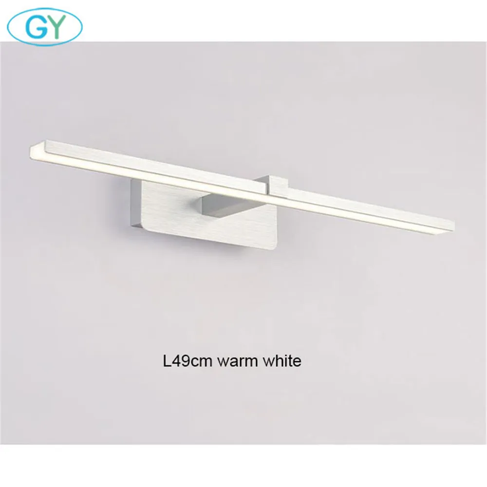 Светодиодный зеркальный светильник водонепроницаемый современный акриловый