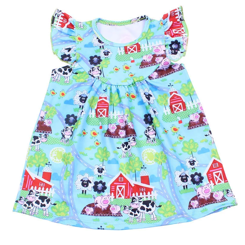 Детские топы для девочек футболка летние с рисунком принцессы и овцы бутиковая