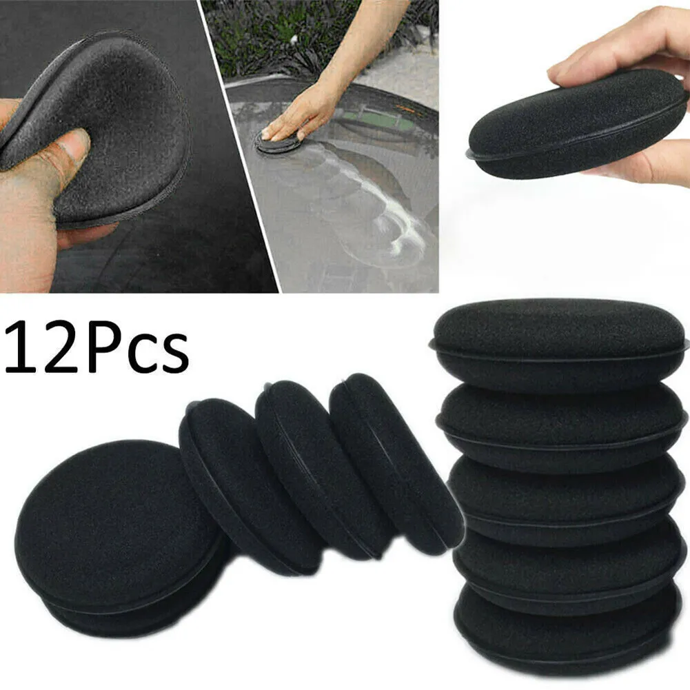 

Cleaning Polishing Sponges Kit Microfiber Pads Soft Supplies Automotive