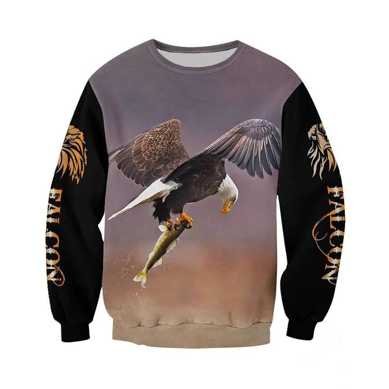 

Beautiful Falcon 3D All Over Printed Unisex Sweatshirts Autumn Winter Fashion Jacket