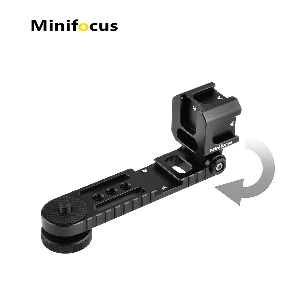 Cold Shoe Extension Bar Vlog Microphone Video Light Mount for Camera Tripod Dji OSMO Mobile 4 Zhiyun Feiyu Phone Gimbal Bracket