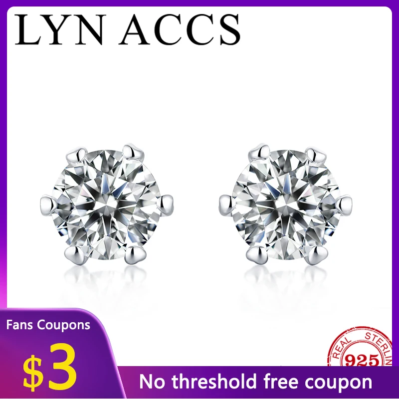 

Женские серьги с бриллиантами из натуральной платины и муассана, 100%