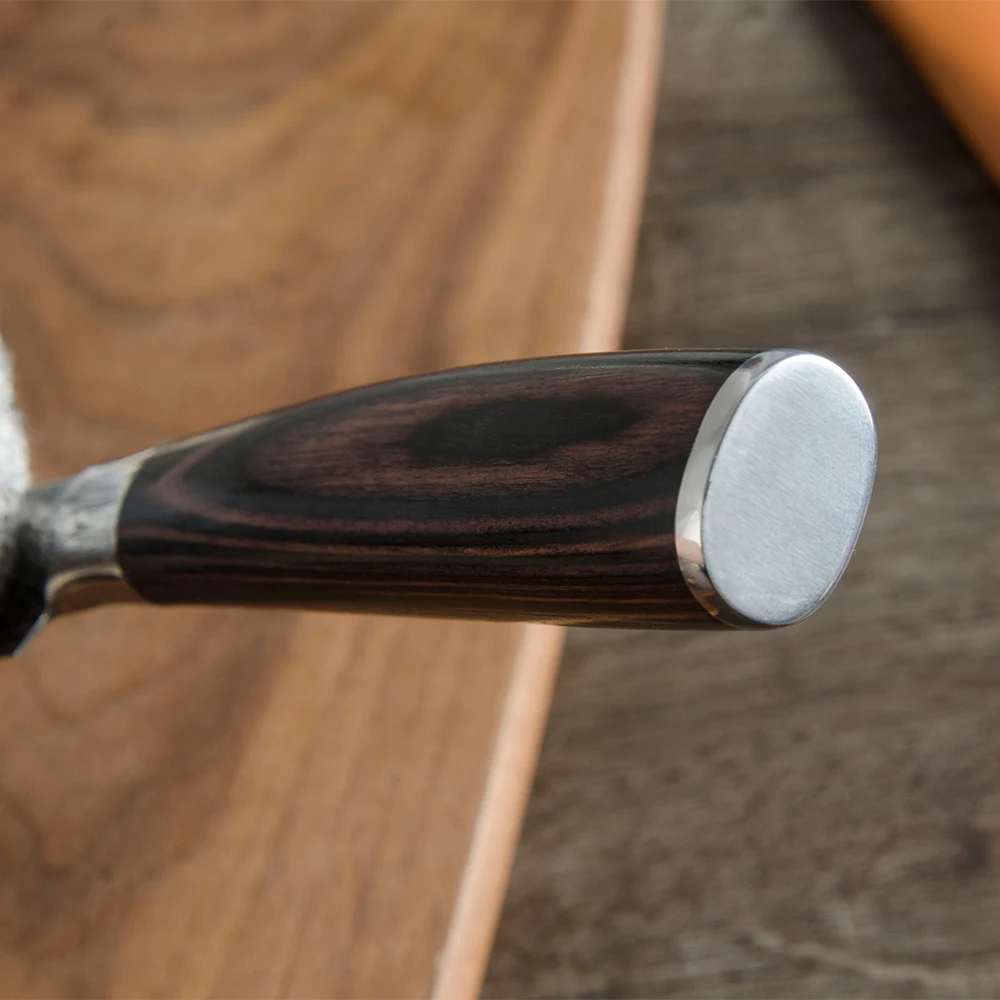 XYj 5.5 дюймовый нож для филе из нержавеющей стали с ручкой из дерева для мяса, рыбы, суши и ножным кухонным инструментом.