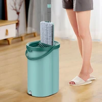 mop microfiber floor mop with mop cloth replaceable hand free flat mop hand squeeze household cleaning tools mop free hand wash