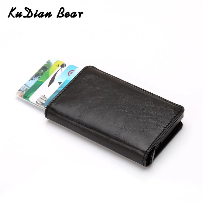 KUDIAN медведь Автоматическая кредитной карты держатель для карт антенна