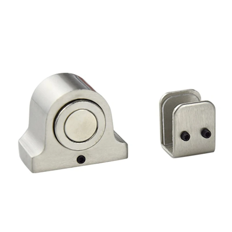 Цинковый сплав сильный ограничитель открывания двери с магнитом стеклянная